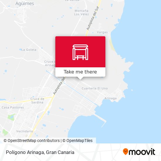 Polígono Arinaga map