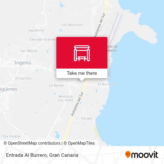 Entrada Al Burrero map