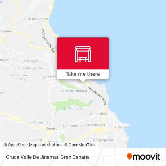 Cruce Valle De Jinamar map