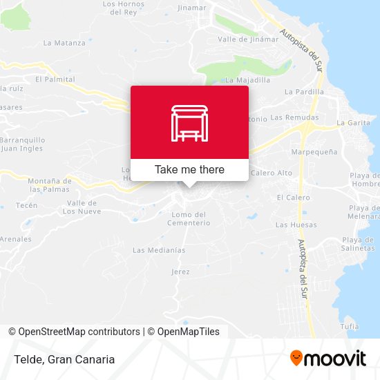 Telde map