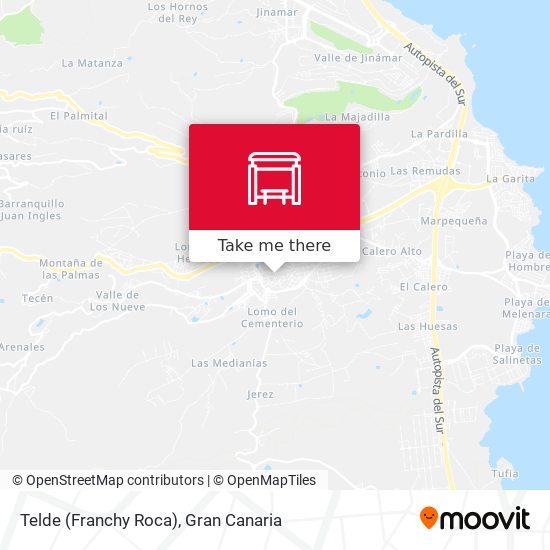 Telde (Franchy Roca) map