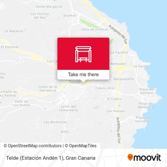 Telde (Estación Andén 1) map