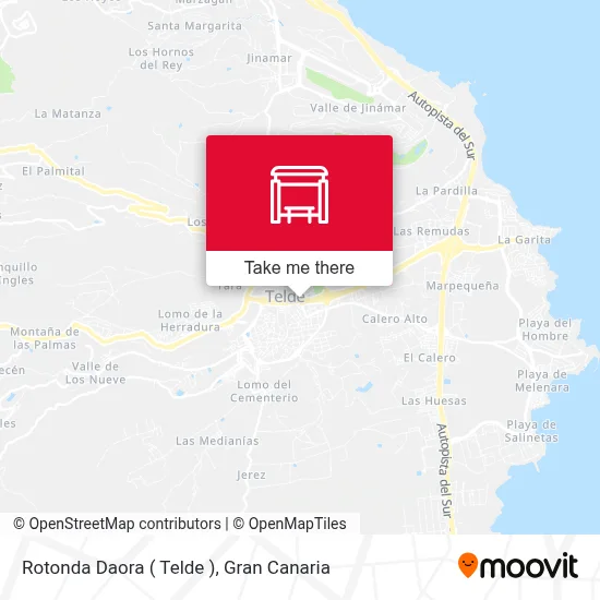 Rotonda Daora ( Telde ) map