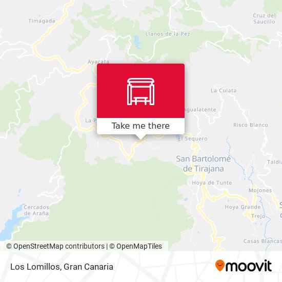 Los Lomillos map