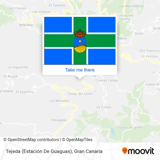 Tejeda (Estación De Guaguas) map