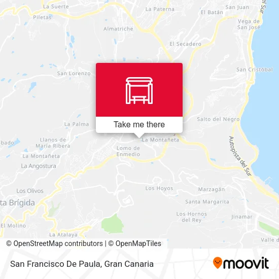 mapa San Francisco De Paula