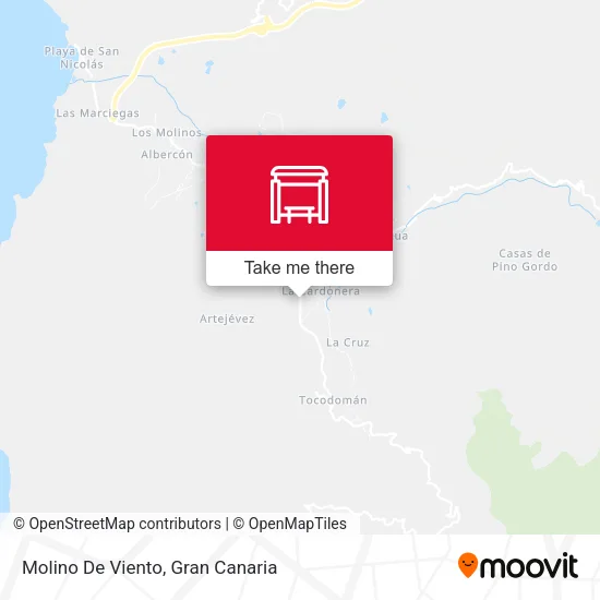 Molino De Viento map