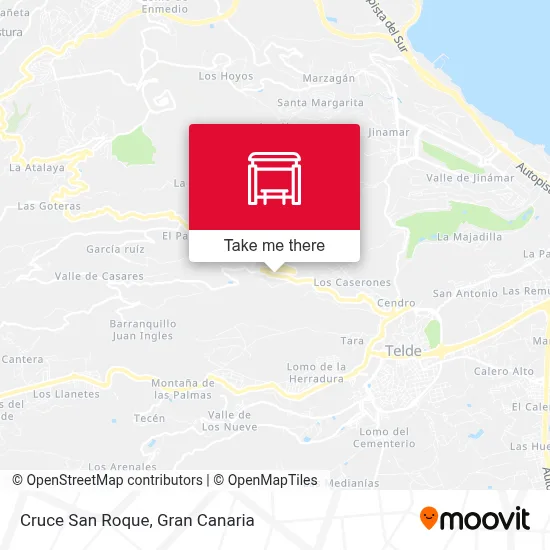 Cruce San Roque map