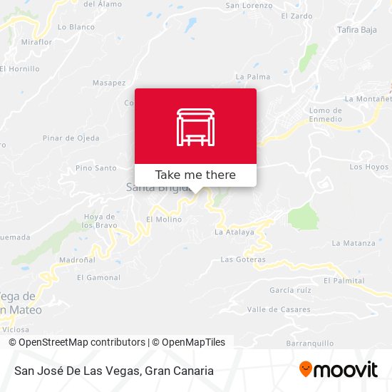 mapa San José De Las Vegas