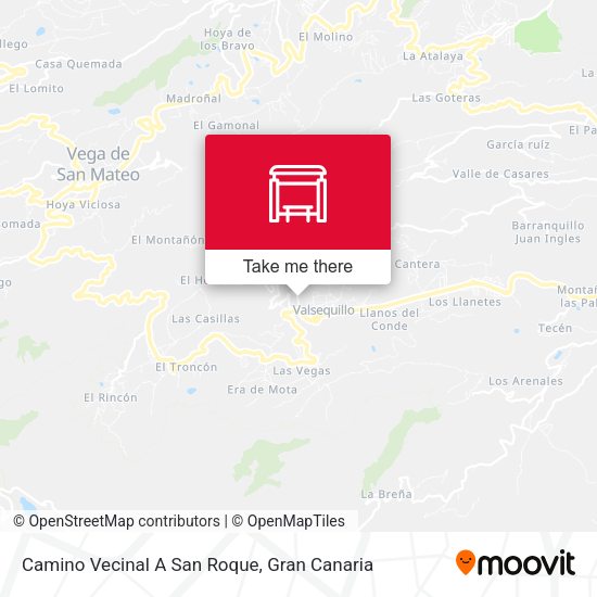 Camino Vecinal A San Roque map