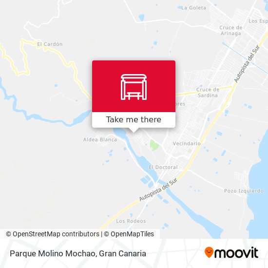 mapa Parque Molino Mochao