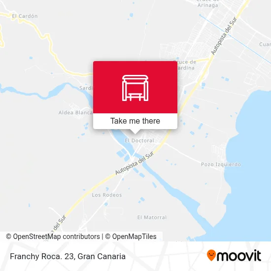 Franchy Roca. 23 map