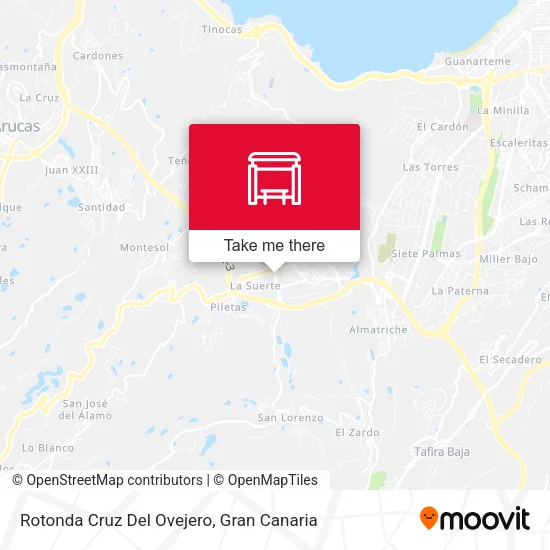 Rotonda Cruz Del Ovejero map