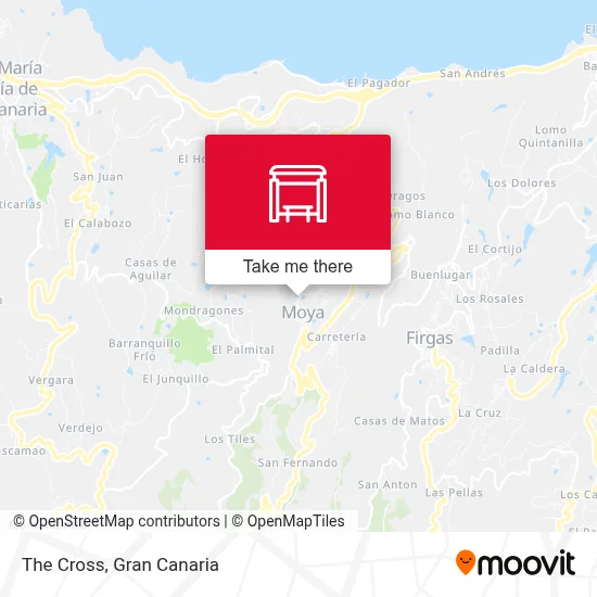 La Cruz map