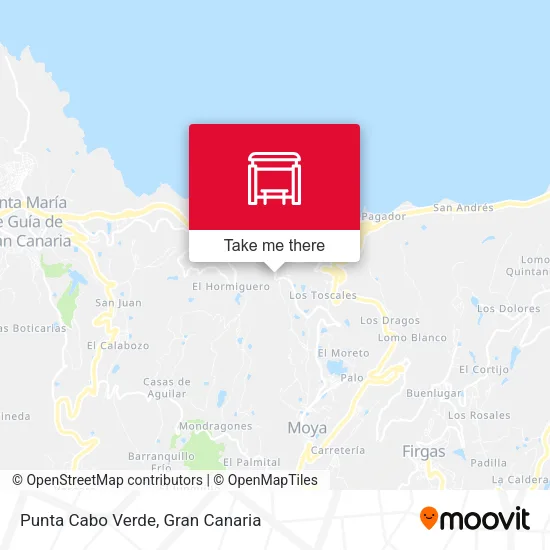 Punta Cabo Verde map