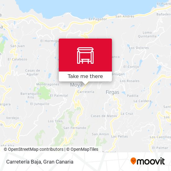 Carretería Baja map