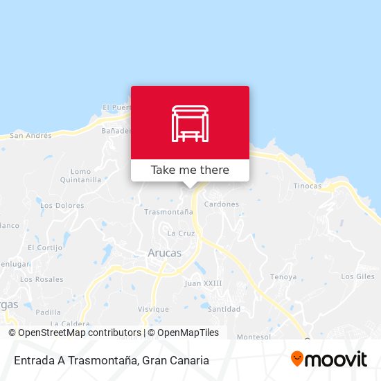 mapa Entrada A Trasmontaña