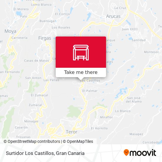 Surtidor Los Castillos map