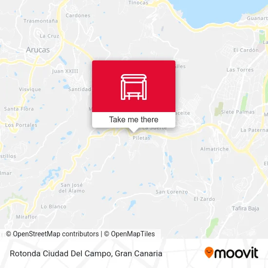 Rotonda Ciudad Del Campo map