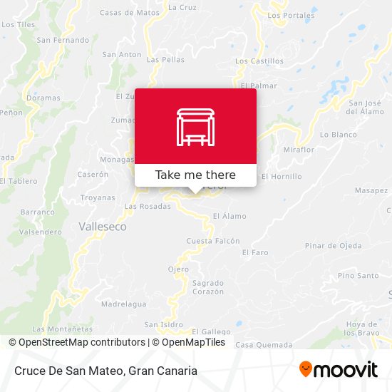 Cruce De San Mateo map