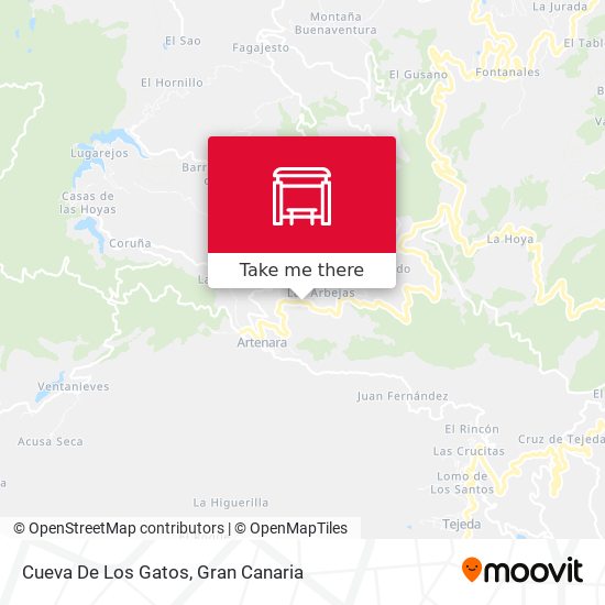 Cueva De Los Gatos map