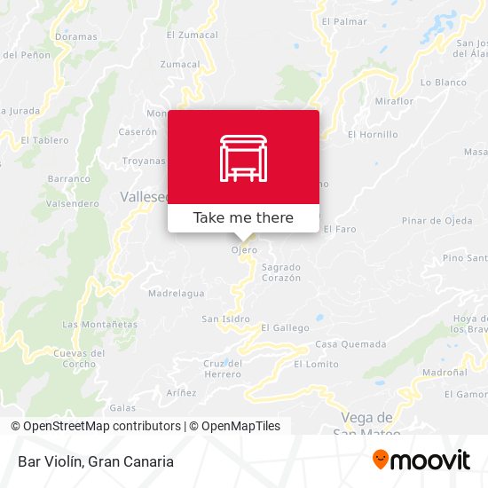 Bar Violín map