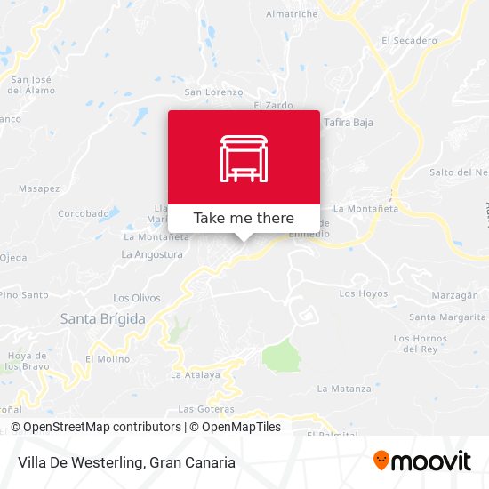 mapa Villa De Westerling