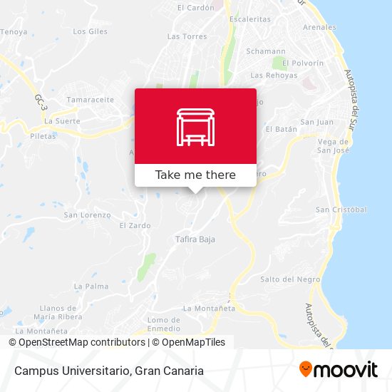 mapa Campus Universitario