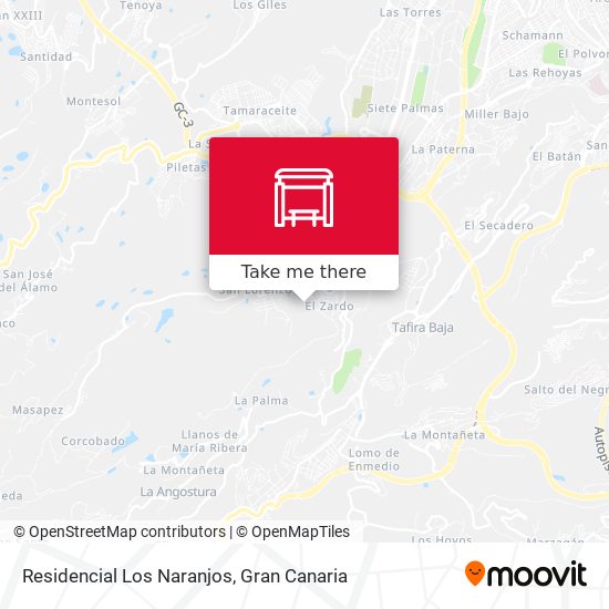 mapa Residencial Los Naranjos