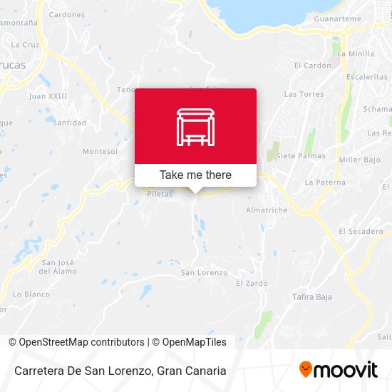 Carretera De San Lorenzo map