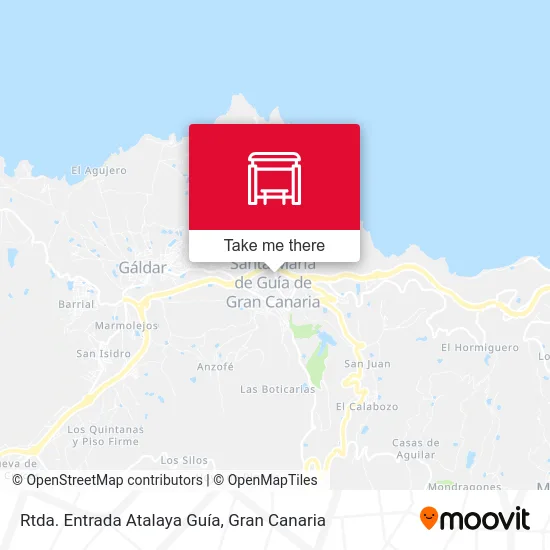 Rtda. Entrada Atalaya Guía map