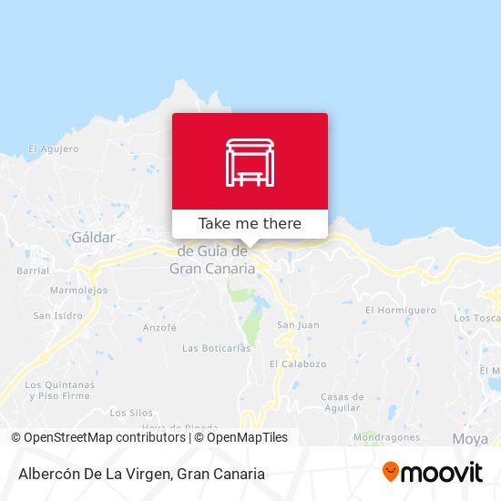 Albercón De La Virgen map