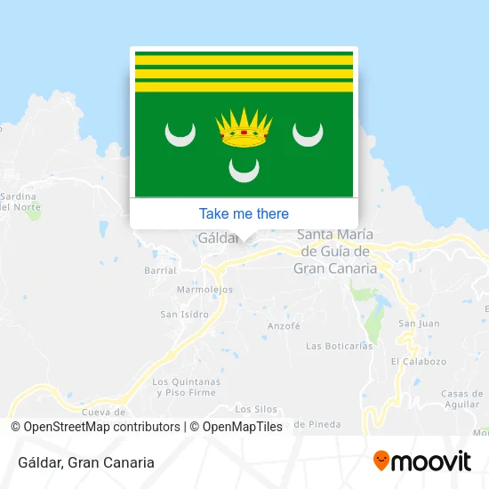 Gáldar map
