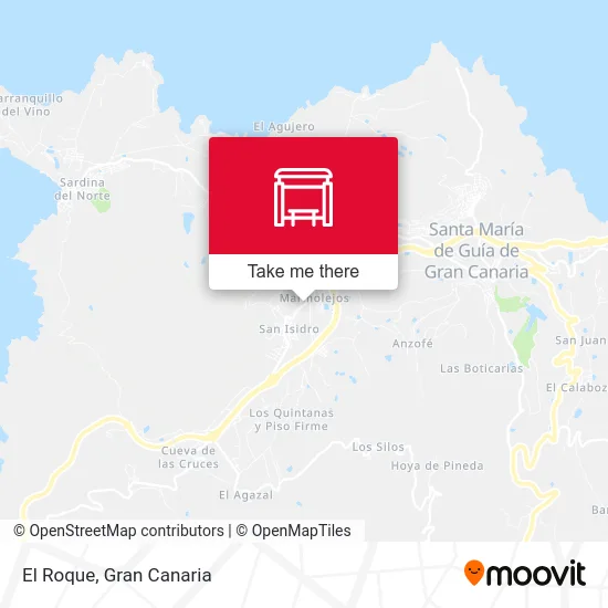 El Roque map