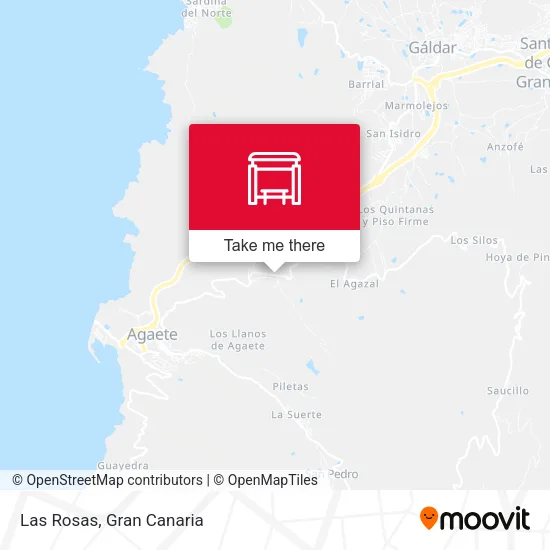 Las Rosas map