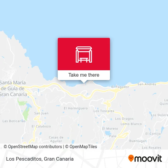 Los Pescaditos map
