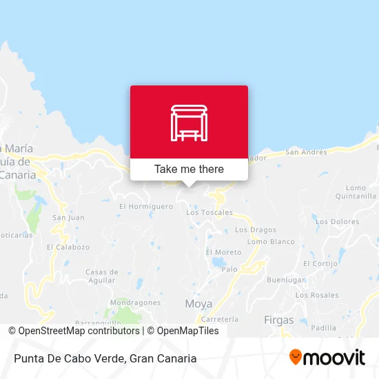 Punta De Cabo Verde map