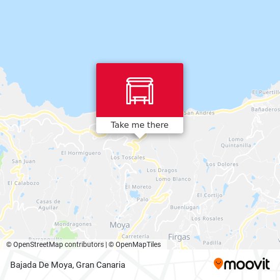 Bajada De Moya map