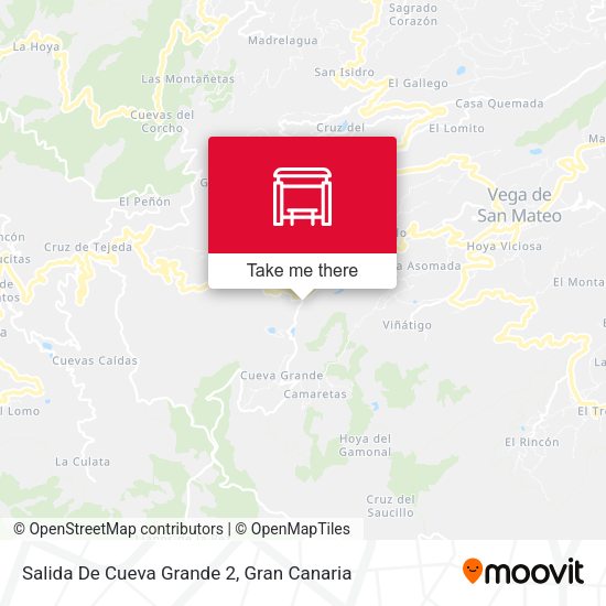 Salida De Cueva Grande 2 map