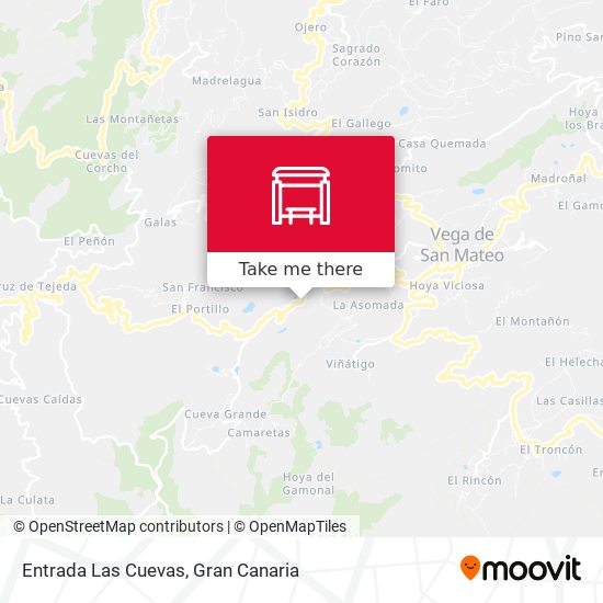 Entrada Las Cuevas map