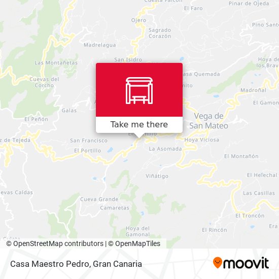 Casa Maestro Pedro map