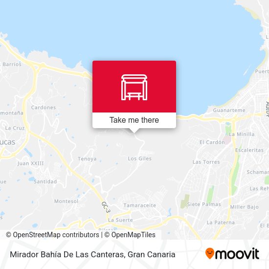 Mirador Bahía De Las Canteras map