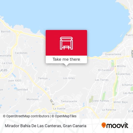 Mirador Bahía De Las Canteras map