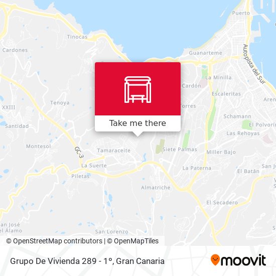 mapa Grupo De Vivienda 289 - 1º