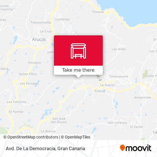 Avd. De La Democracia map
