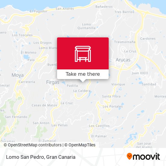 mapa Lomo San Pedro
