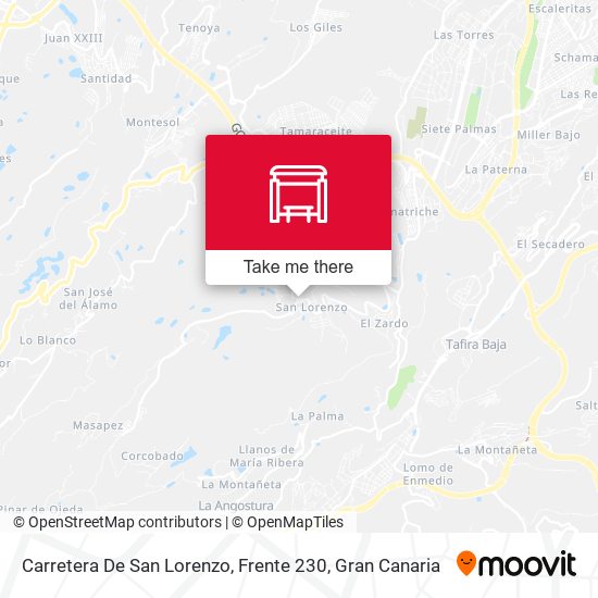 Carretera De San Lorenzo, Frente 230 map