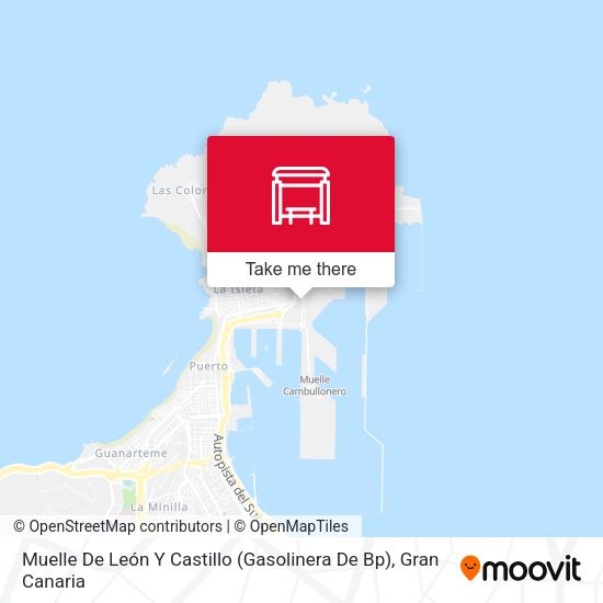 Muelle De León Y Castillo (Gasolinera De Bp) map
