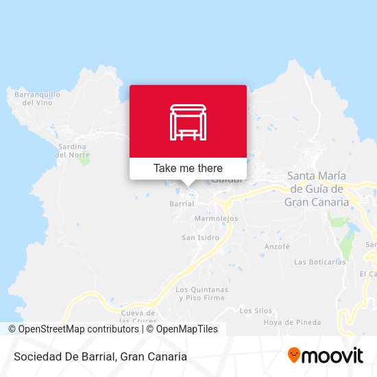 Sociedad De Barrial map