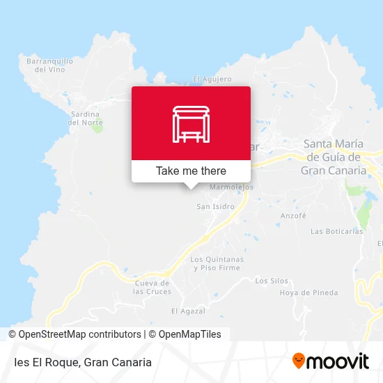 Ies El Roque map